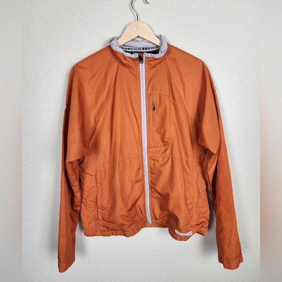 Pearl Izumi Women's Windbreaker Jacket Orange Size Medium - Picture 1 of 14